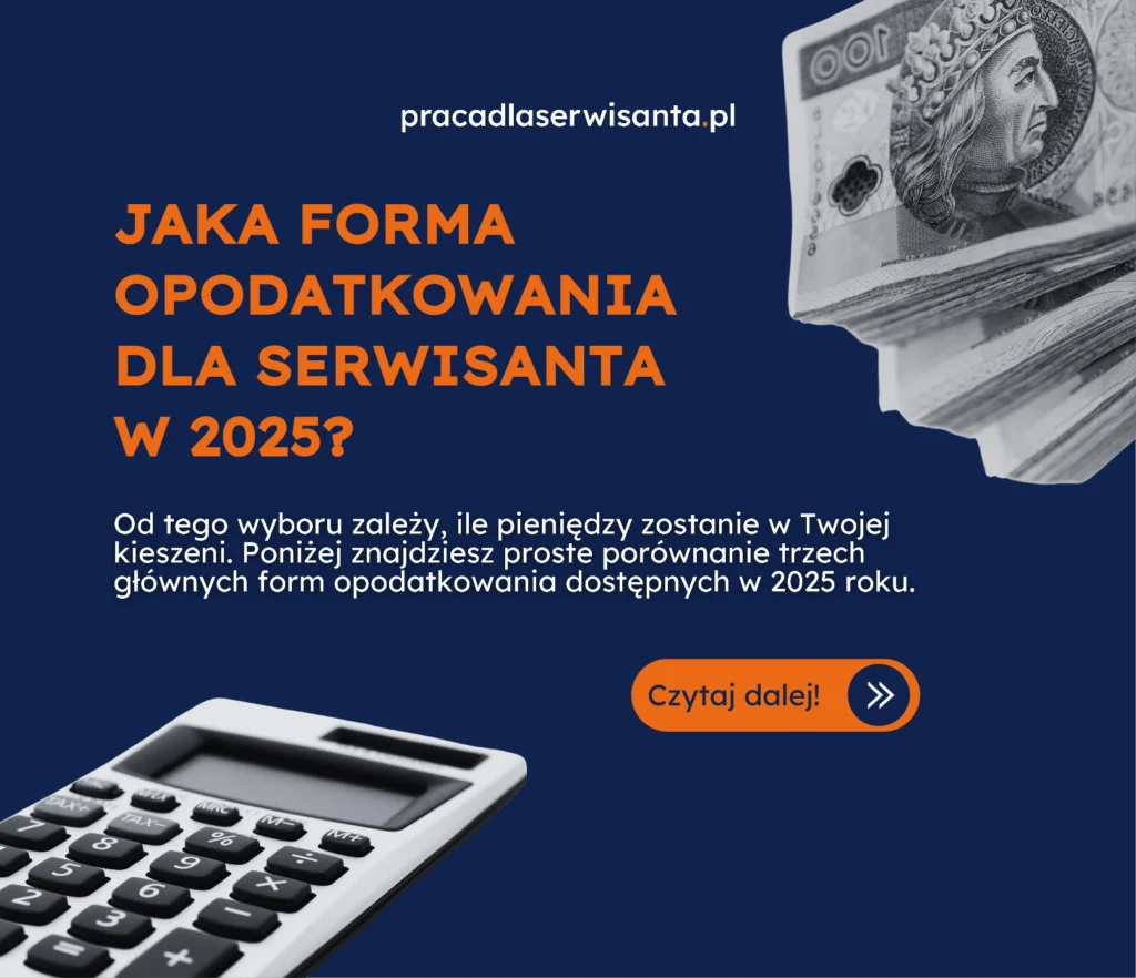 Image for Jaka forma opodatkowania dla serwisanta w 2025?