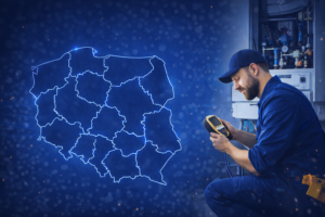 Serwis kotłów gazowych w&nbsp;Polsce (dane POL-FRA 2025 i&nbsp;2024)